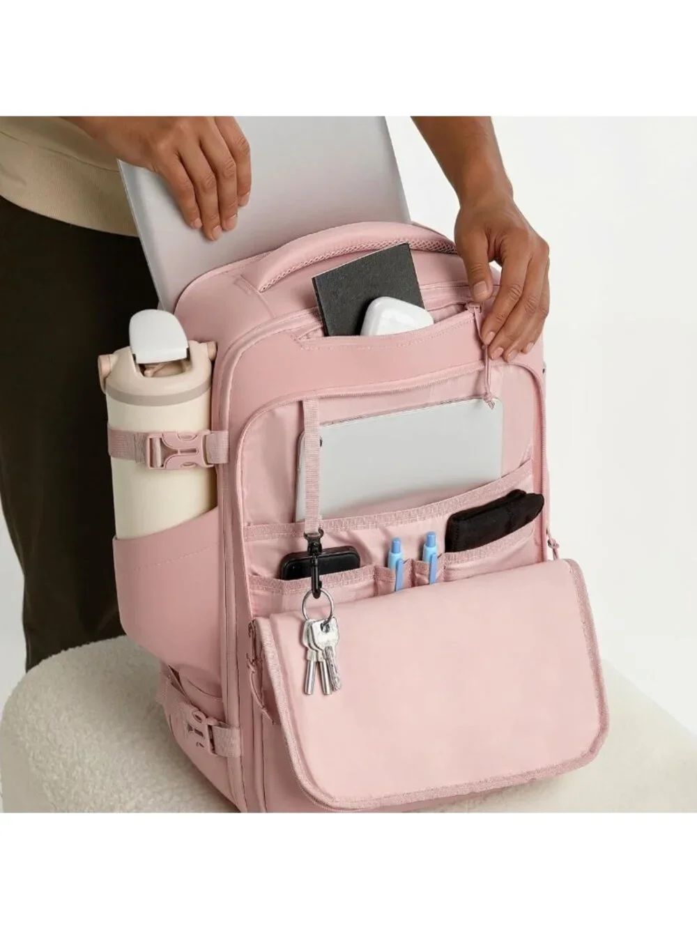 30L Travel Backpack for Men & Women - TSA Approved Carry-On, Fits 15.6
